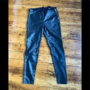 H&M Black Bikers Faux Leather